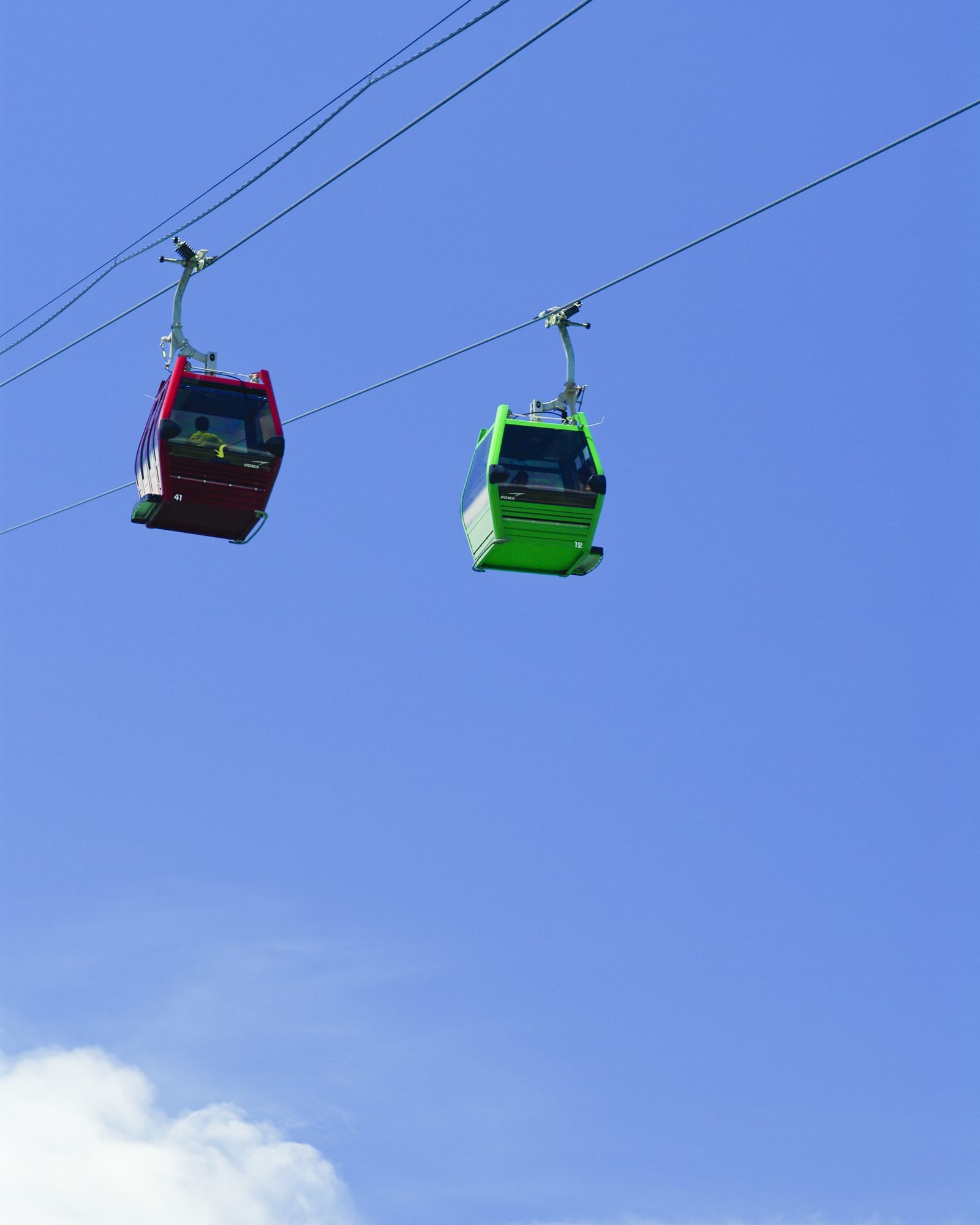 Lisbon's cable car offers a different view over the Tagus at Parque das Nações